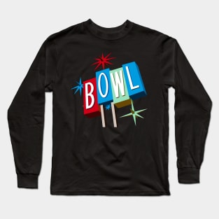 Bowl Sign, No Background Long Sleeve T-Shirt